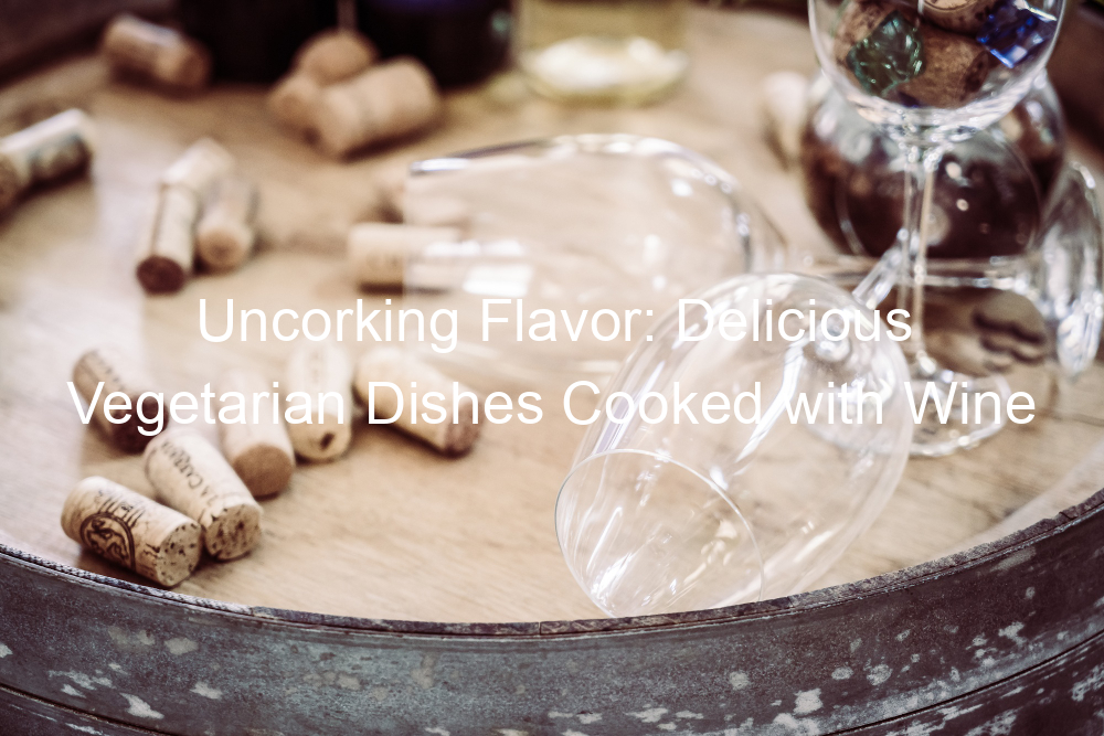 Uncorking Flavor: Delicious Vegetarian Dishes Cooked with Wine